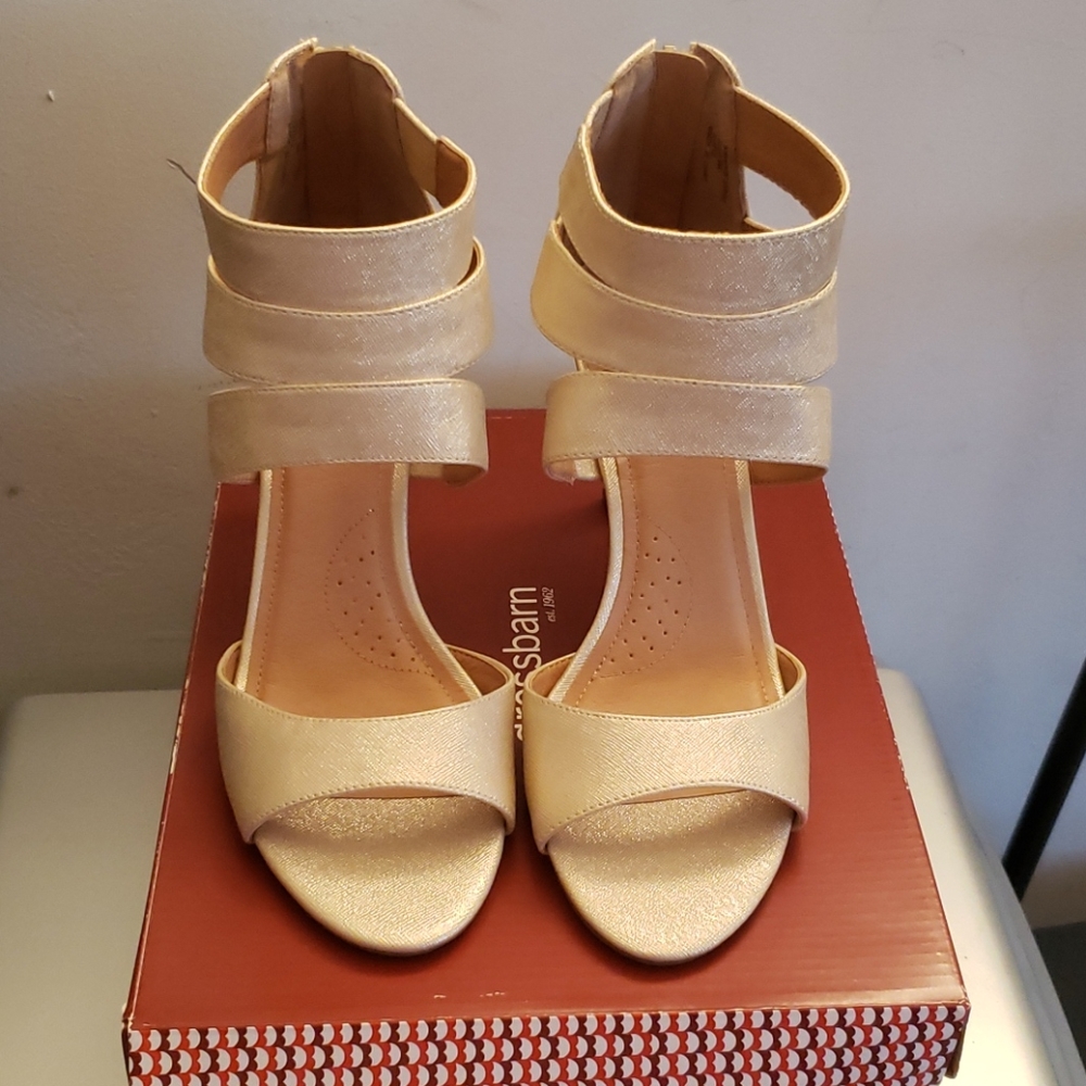 Nova -Gold Heel by Dressbarn